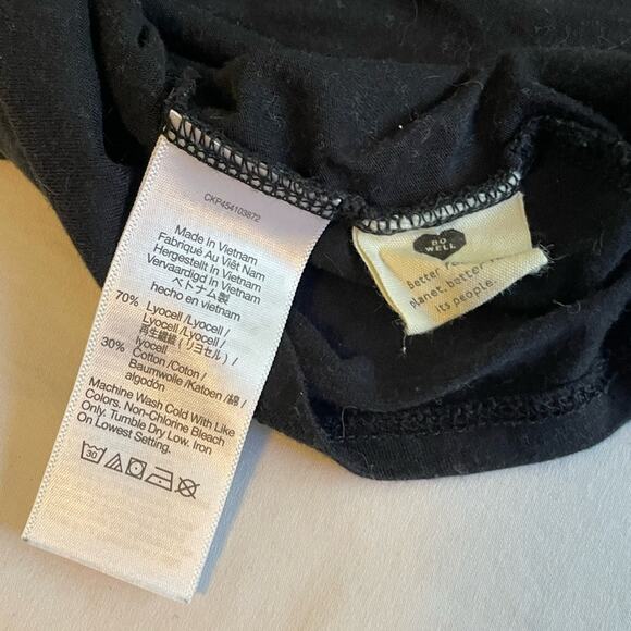 Madewell black flutter sleeve tee shirt size XS - Picture 5 of 5